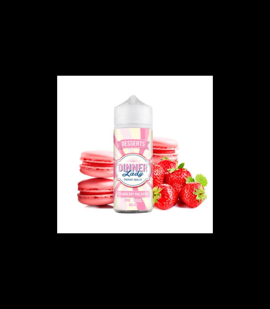 Strawberry Macaroon 100ml, dinner lady