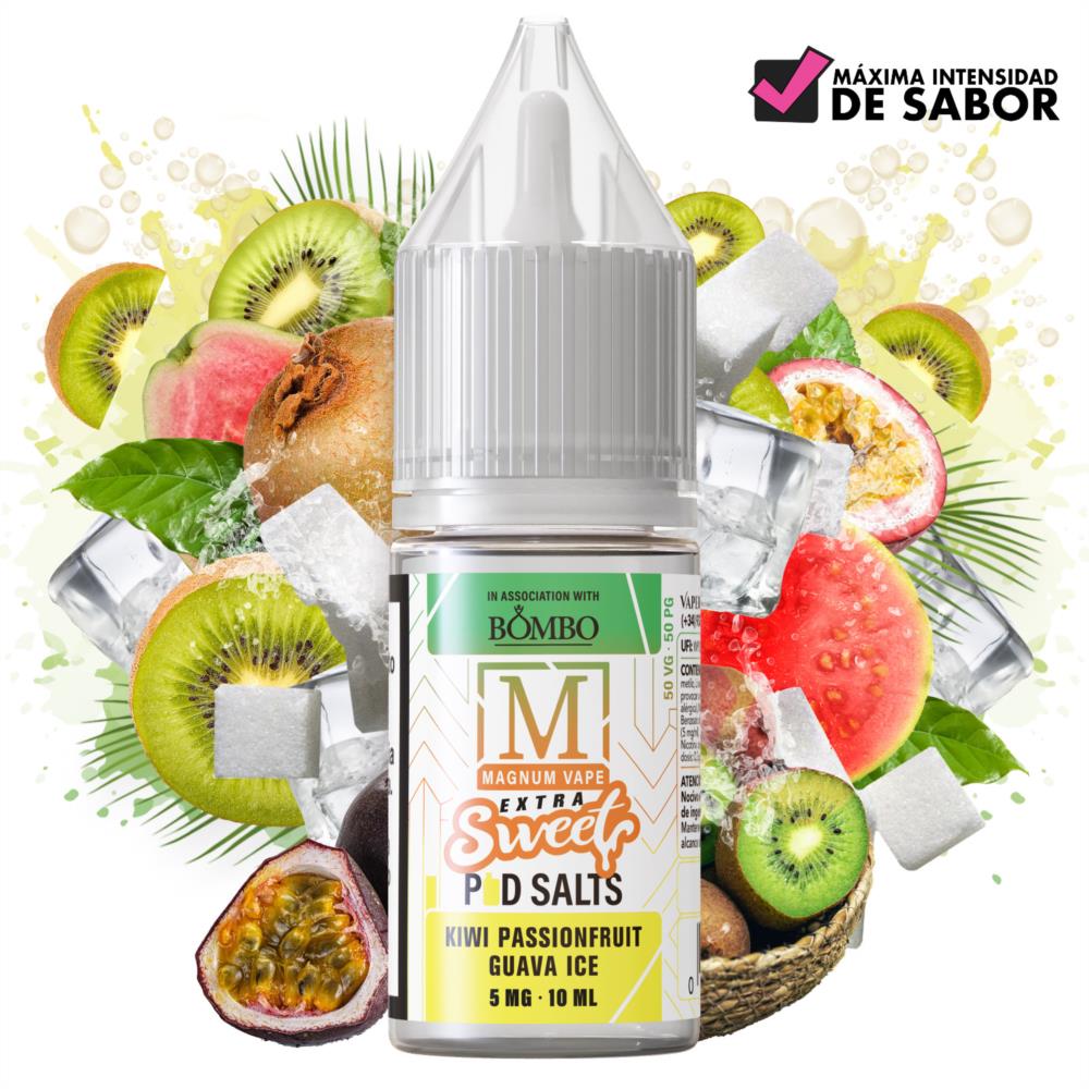 Kiwi Passionfruit Guava Ice 10ml - Magnum Vape Extra Sweet Pod Salts