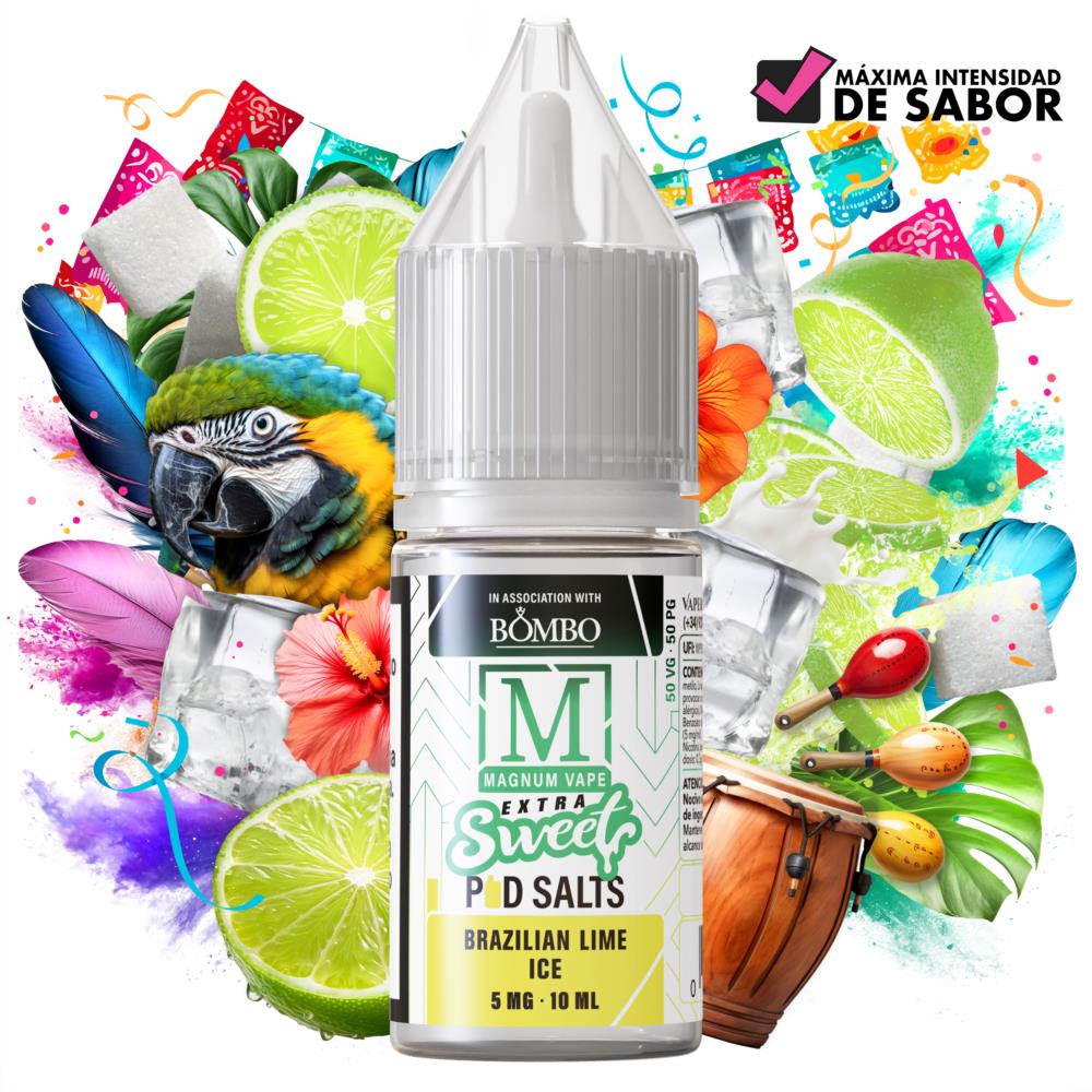 Brazilian Lime Ice 10ml- Magnum Vape Extra Sweet Pod Salts