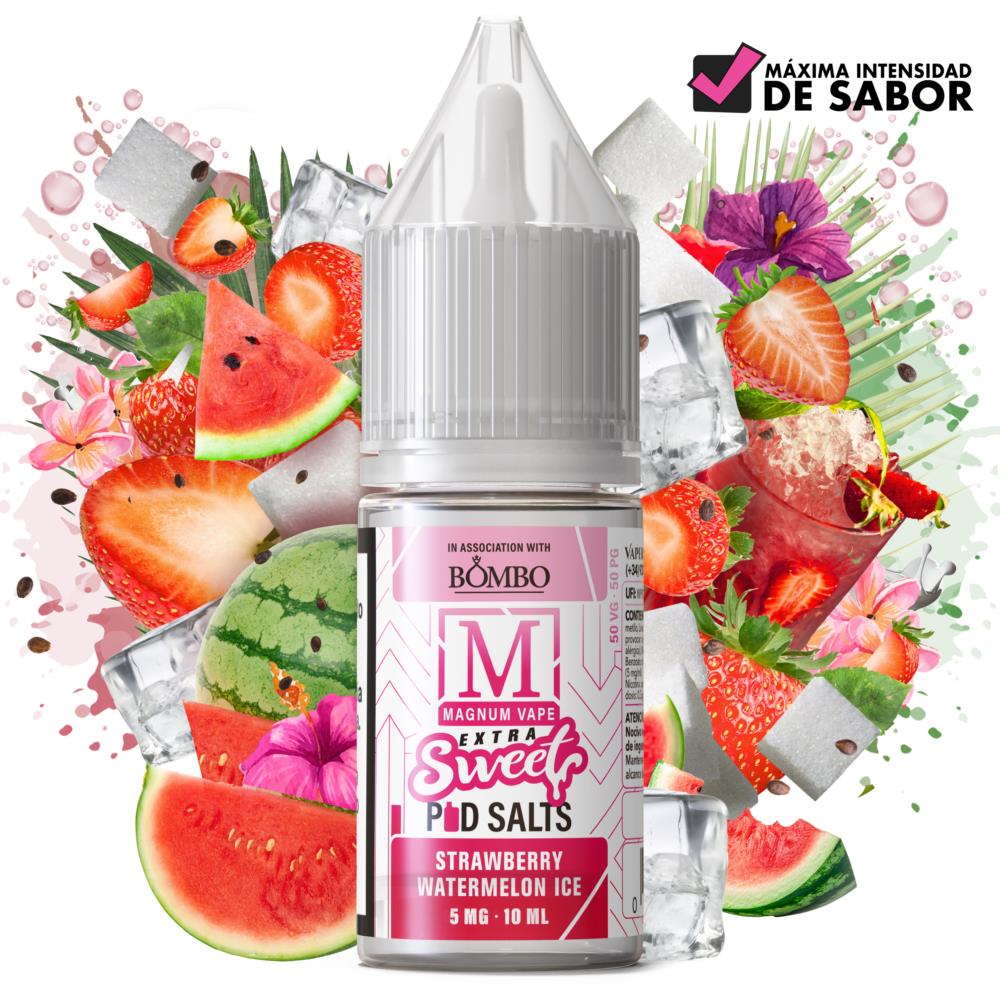 Strawberry Watermelon Ice 10ml- Magnum Vape Extra Sweet Pod Salt