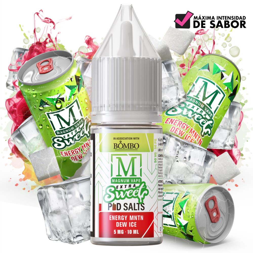 Energy Mntn Dew Ice 10ml- Magnum Vape Extra Sweet Pod Salts