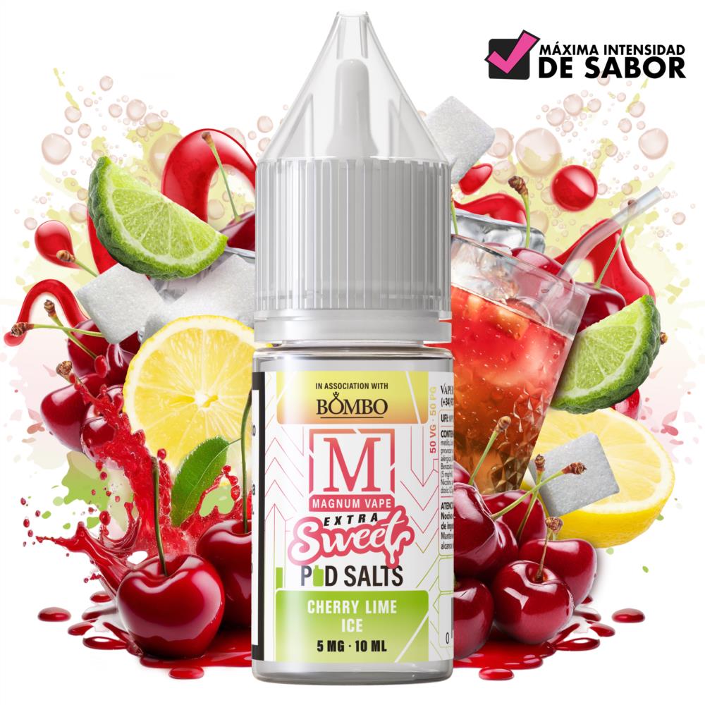 Cherry Lime Ice 10ml- Magnum Vape Extra Sweet Pod Salts